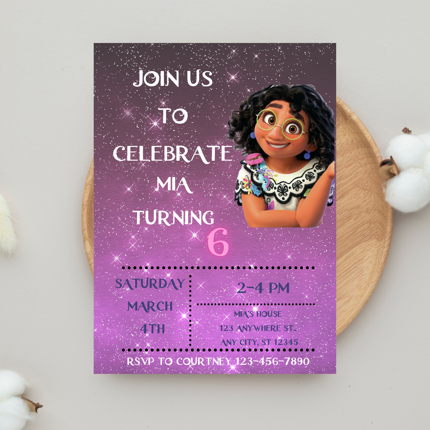 Encanto/ Mirabel Invite Template