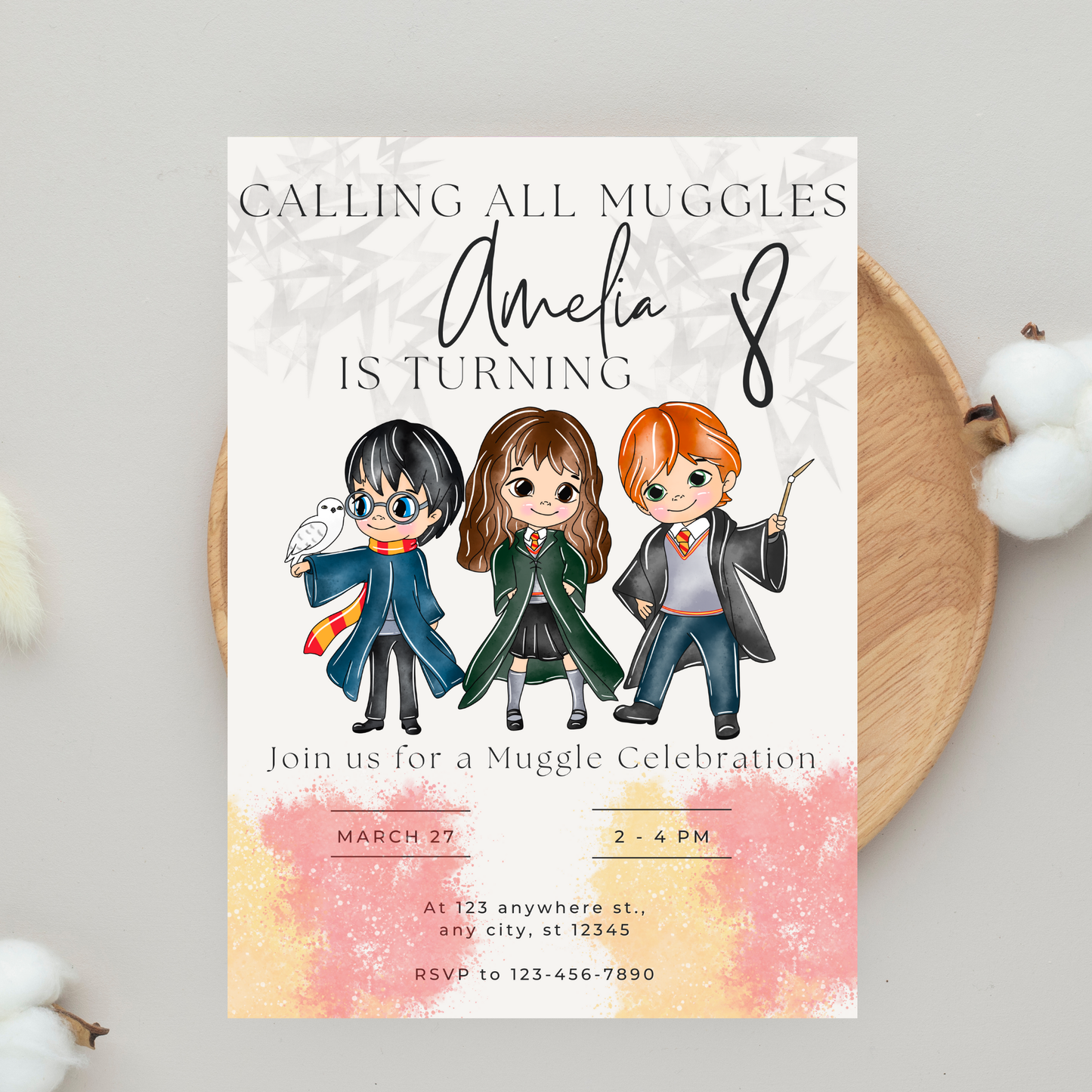 Harry Potter Invite Template