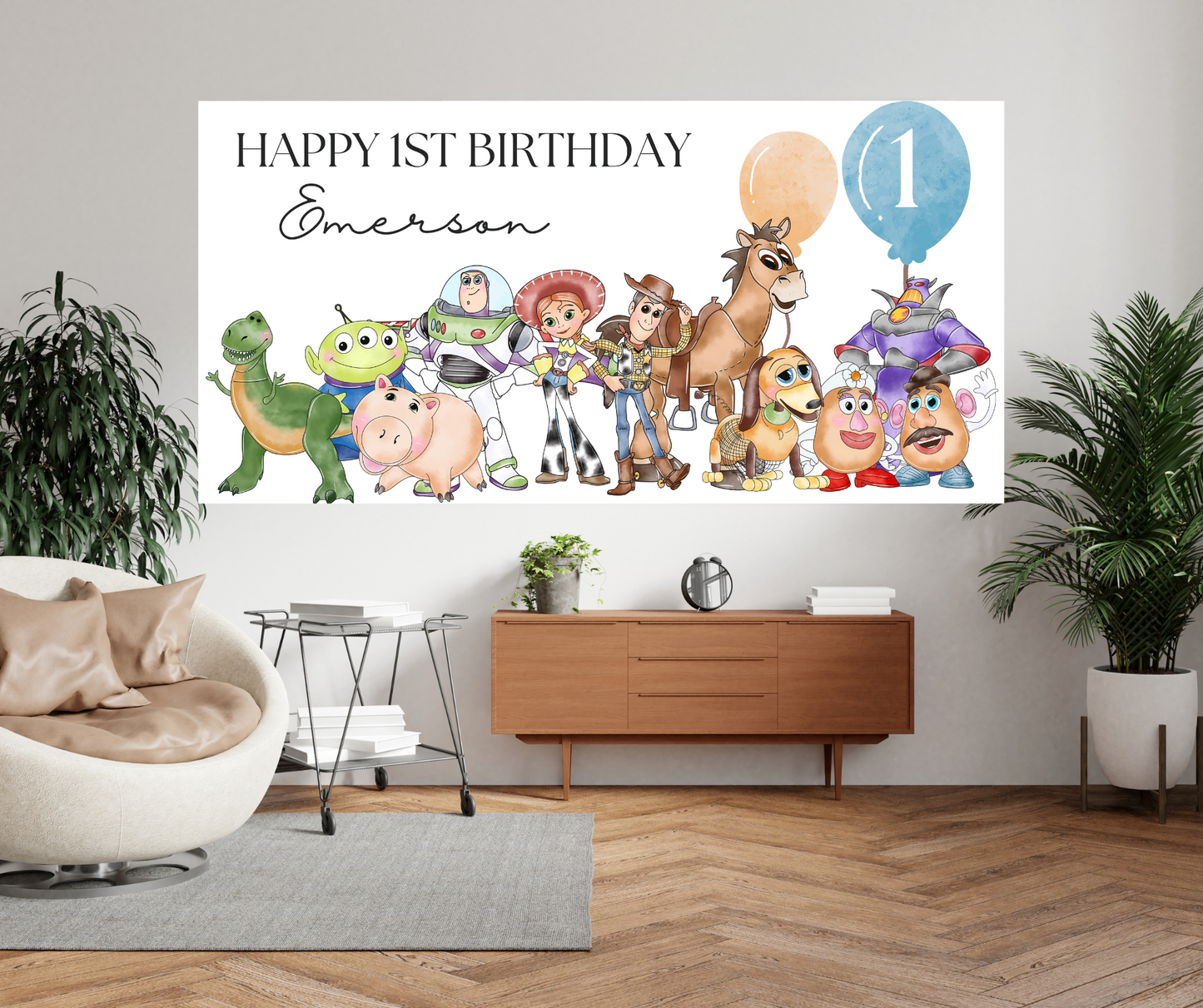 Toy Story Birthday Banner Template