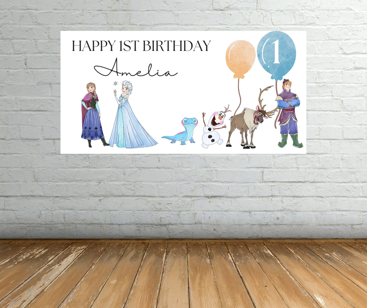 Frozen Birthday Banner Template