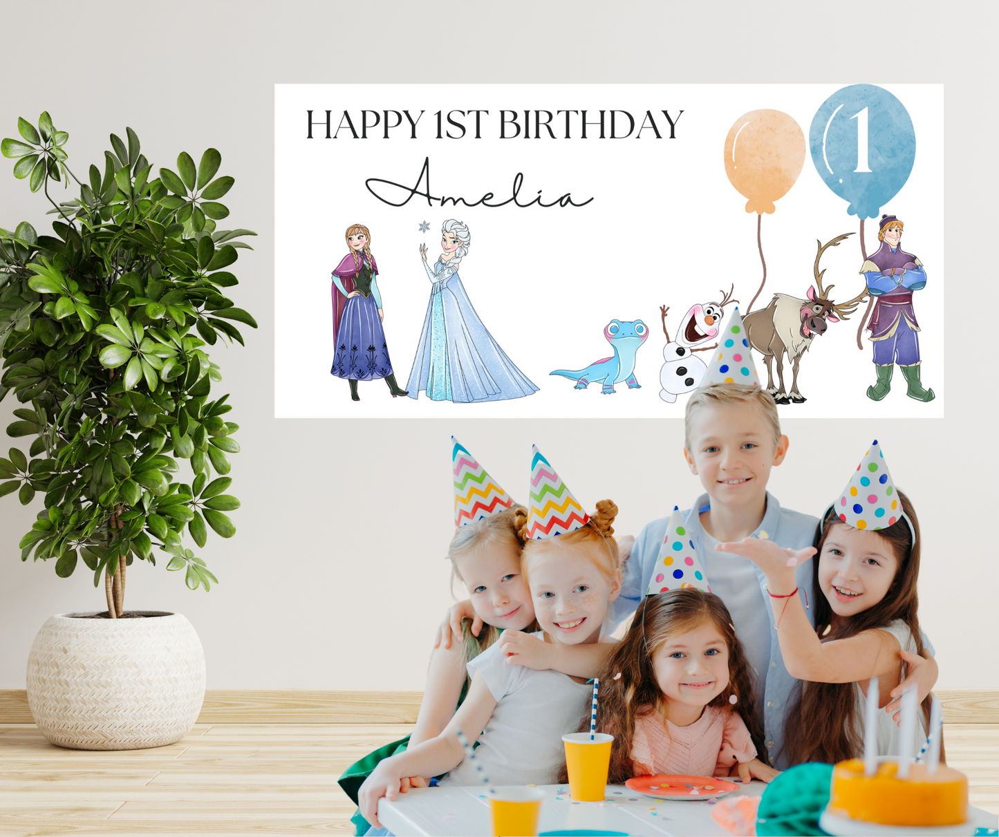 Frozen Birthday Banner Template