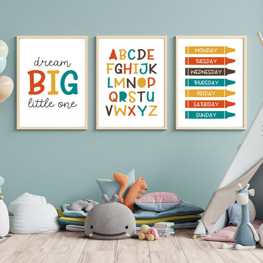 Kids Play Room Wall Art