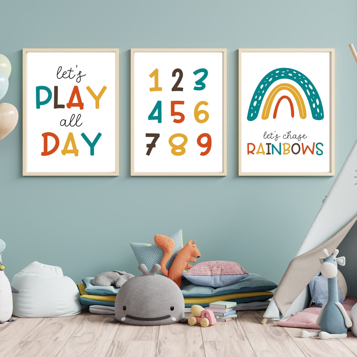 Kids Play Room Wall Art