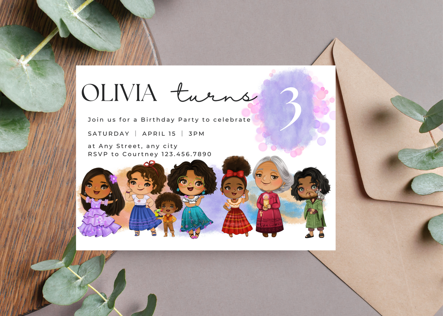 Adorable Encanto Invite Template