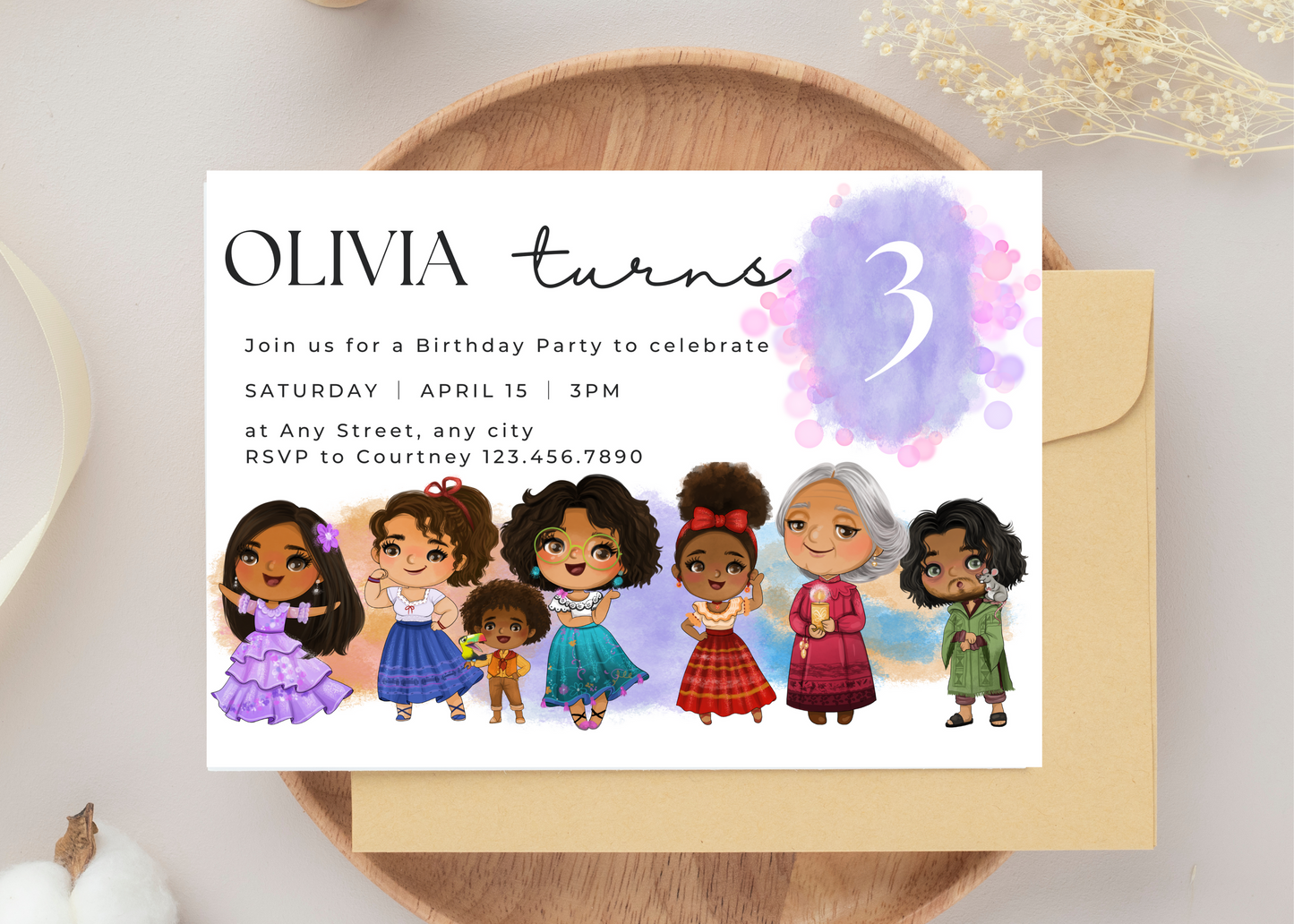 Adorable Encanto Invite Template