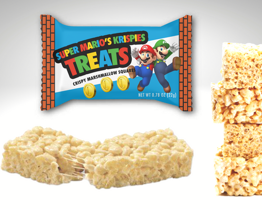 Super Mario Brothers Rice Krispie Wrapper